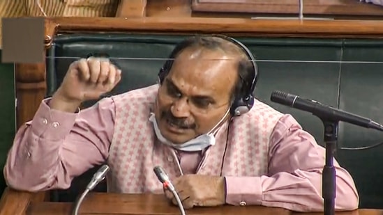 Congress floor leader in Lok Sabha, Adhir Ranjan Chowdhury, said, “We have some issues that we will discuss with Speaker Om Birla. But we want the debate to take place.” (PTI) Congress floor leader in Lok Sabha, Adhir Ranjan Chowdhury, said, “We have some issues that we will discuss with Speaker Om Birla. But we want the debate to take place.” (PTI)