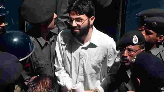 Omar Saeed Sheikh was convicted in 2002 for abducting and killing journalist Daniel Pearl in Karachi.(Getty Images)