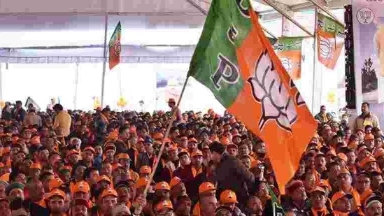 The BJP is buoyed by its impressive gains in the 2019 Lok Sabha polls. (HT FILE PHOTO)(HT FILE PHOTO)