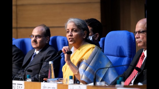 In keeping with the Fiscal Responsibility and Budget Management Act, 2003, (FRBM), the path for consolidation outlined in last year’s budget would have cut fiscal deficit to 3.1% of GDP and eliminated the primary deficit (borrowings excluding expenses on interest payments) by 2022-23. But Covid-19 derailed that plan. (Bloomberg) In keeping with the Fiscal Responsibility and Budget Management Act, 2003, (FRBM), the path for consolidation outlined in last year’s budget would have cut fiscal deficit to 3.1% of GDP and eliminated the primary deficit (borrowings excluding expenses on interest payments) by 2022-23. But Covid-19 derailed that plan. (Bloomberg)