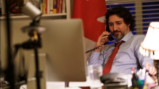 Canada's Prime Minister Justin Trudeau had already spoken on the phone with US President Joe Biden, in his first call to a foreign leader following his inauguration, on January 22. (REUTERS) Canada's Prime Minister Justin Trudeau had already spoken on the phone with US President Joe Biden, in his first call to a foreign leader following his inauguration, on January 22. (REUTERS)