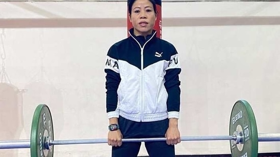 Mary Kom trains. (Mary Kom/Instagram) Mary Kom trains. (Mary Kom/Instagram)