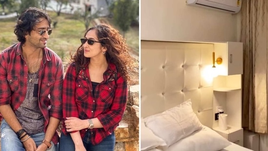 Shaheer Sheikh gave a glimpse of the apartment he stays in with wife Ruchikaa Kapoor.