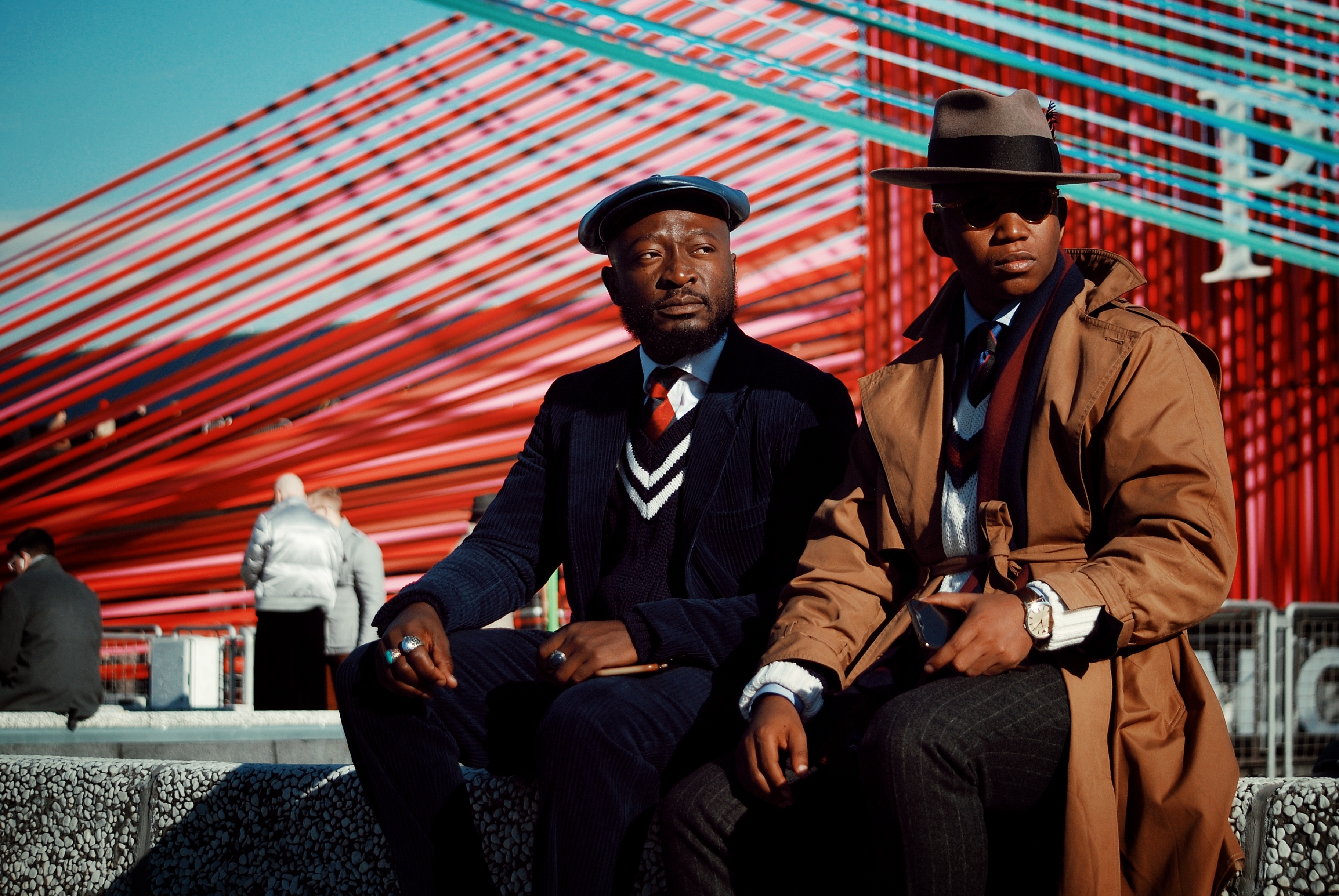 Chic winter layering seen at the 97th edition of the trade show in Florence (Photo: Instagram/PittiUomo_Official) Chic winter layering seen at the 97th edition of the trade show in Florence (Photo: Instagram/PittiUomo_Official)