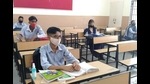 Only 25 students will be accommodated in a classroom to ensure social distancing. (HT file photo) Only 25 students will be accommodated in a classroom to ensure social distancing. (HT file photo)