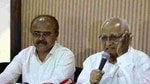 Former Bombay High Court judge BG Kolse Patil (right), one of the organisers of the Elgar Parishad conclave, addresses the media in Pune on Tuesday.(HT Photo) Former Bombay High Court judge BG Kolse Patil (right), one of the organisers of the Elgar Parishad conclave, addresses the media in Pune on Tuesday.(HT Photo)