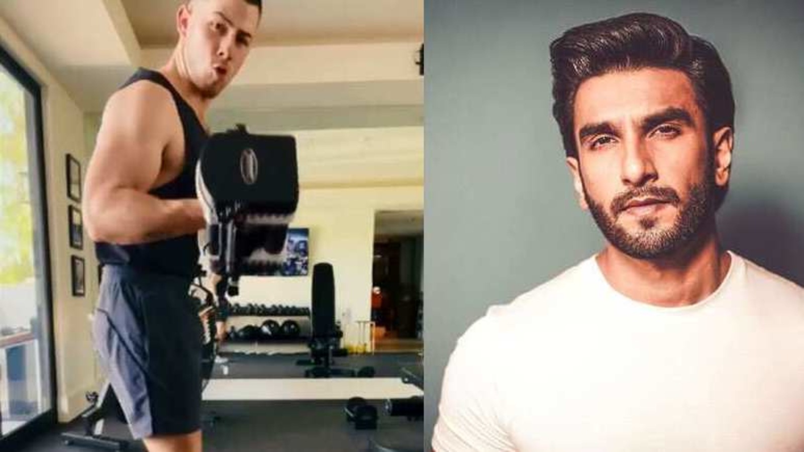 Ranveer Singh teases Nick Jonas for sharing workout video: 'Jiju! Dolle ...