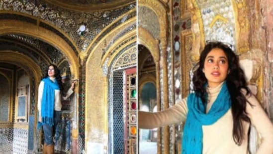 Janhvi Kapoor had been shooting for Good Luck Jerry in Punjab earlier this month. Janhvi Kapoor had been shooting for Good Luck Jerry in Punjab earlier this month.