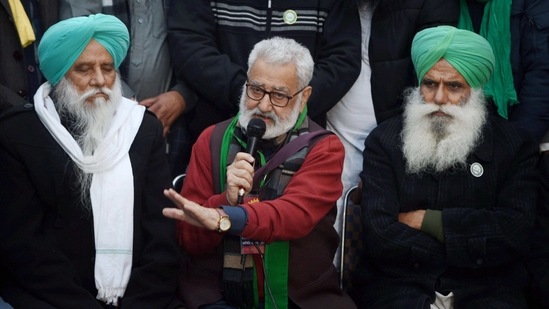 Farmer leader Darshan Pal said international recognition of their protest is making them proud. (PTI) Farmer leader Darshan Pal said international recognition of their protest is making them proud. (PTI)