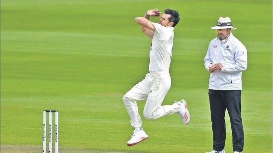 Anderson became the only fast bowler to grab 600 Test wickets in the series against Pakistan last August.(Getty)