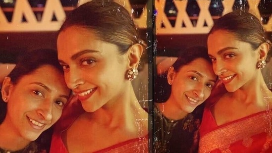 Deepika Padukone with younger sister Anisha Padukone.