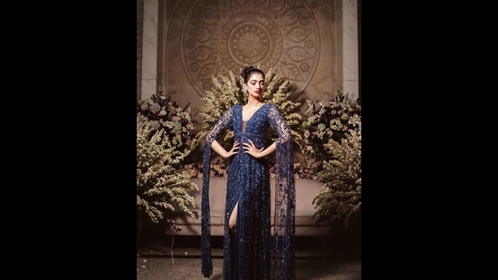 Modern bridal couture with a side of whimsical elegance. There’s nothing more glamorous than a cascading cape sleeve gown hand embellished with intricate sparking details. (Photo: Instagram/TheOhailaKhanOfficial) Modern bridal couture with a side of whimsical elegance. There’s nothing more glamorous than a cascading cape sleeve gown hand embellished with intricate sparking details. (Photo: Instagram/TheOhailaKhanOfficial)