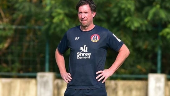 Robbie Fowler has been suspended and fined. (East Bengal/Twitter) Robbie Fowler has been suspended and fined. (East Bengal/Twitter)