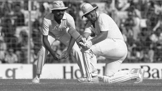 Mike Gatting in action against India(Getty Images)