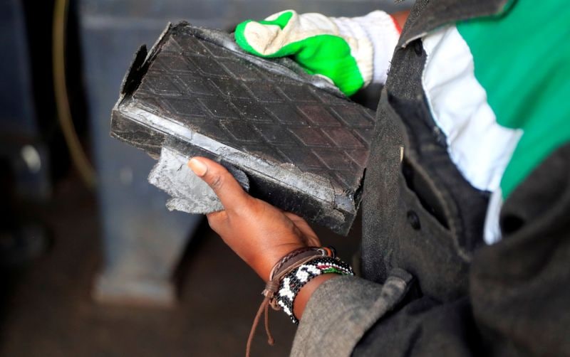 Nzambi Matee, founder of Gjenge Makers. (REUTERS)