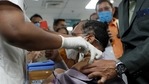 Doctor receives a serum institute of India's COVID-19 vaccine called COVISHIELD during the coronavirus disease (COVID-19) vaccination drive. Doctor receives a serum institute of India's COVID-19 vaccine called COVISHIELD during the coronavirus disease (COVID-19) vaccination drive.