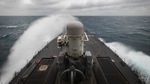 In this file photo provided by the US Navy, the guided-missile destroyer USS John S McCain conducts routine underway operations in support of stability and security for a free and open Indo-Pacific, at the Taiwan Strait, on December 30, 2020. (AP file) In this file photo provided by the US Navy, the guided-missile destroyer USS John S McCain conducts routine underway operations in support of stability and security for a free and open Indo-Pacific, at the Taiwan Strait, on December 30, 2020. (AP file)