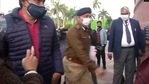 Delhi Police Commissioner S N Shrivastava outside Parliament ahead of meeting with Amit Shah(ANI/Twitter) Delhi Police Commissioner S N Shrivastava outside Parliament ahead of meeting with Amit Shah(ANI/Twitter)
