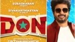 Don stars Sivakarthikeyan in the lead role. Don stars Sivakarthikeyan in the lead role.