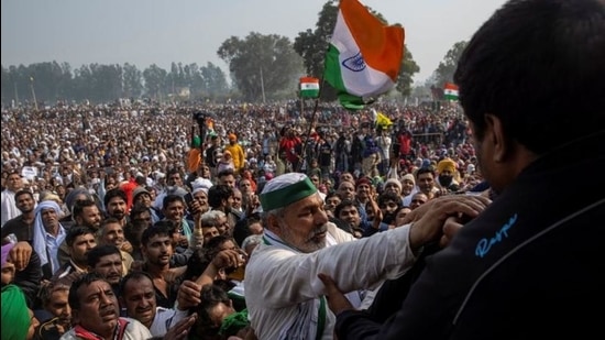 Rakesh Tikait, president of Bhartiya Kisan Union, one of the largest farmers' unions that is protest against the new farm laws. (REUTERS) Rakesh Tikait, president of Bhartiya Kisan Union, one of the largest farmers' unions that is protest against the new farm laws. (REUTERS)