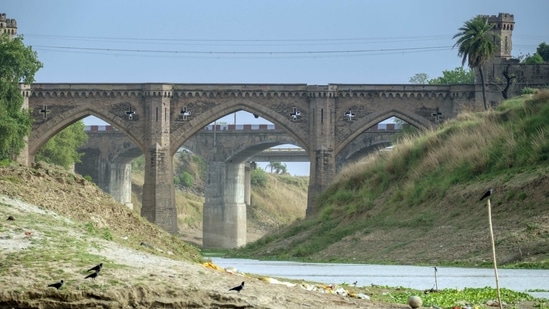 A view of the Mirzapur Ojhala bridge.(Photo by Saurav Gawan)