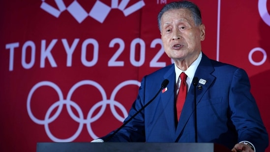 (FILES) This file photo taken on July 24, 2019 shows president of Tokyo 2020 Olympic Games organising committee, Yoshiro Mori, delivering a speech during a ceremony to unveil the one-year countdown clock for the Tokyo 2020 Olympic Games in Tokyo. - Tokyo 2020 Games chief Yoshiro Mori has apologised and said he may have to resign after sparking a sexism row by claiming women "have difficulty" speaking concisely, a Japanese daily said on February 4, 2021. (Photo by Toshifumi KITAMURA / AFP)(AFP)