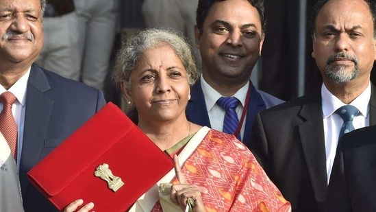 Union minister of finance Nirmala Sitharaman. (Ajay Aggarwal /HT PHOTO)