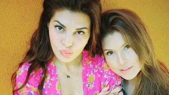 Jacqueline Fernandez with Amanda Cerny.