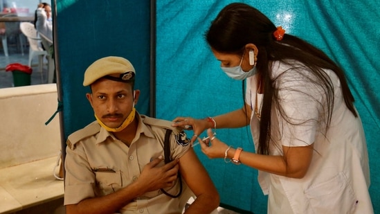 The health ministry's dashboard showed that 4,959,445 people have been vaccinated since January 16. (REUTERS)