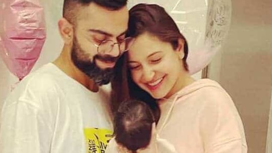 Virat Kohli and Anushka Sharma welcomed daughter Vamika on January 11.(Instagram/Anushka Sharma) Virat Kohli and Anushka Sharma welcomed daughter Vamika on January 11.(Instagram/Anushka Sharma)