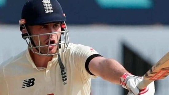 England opener Dom Sibley in action in 1st Test against India(Twitter/ICC)