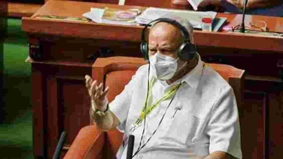 File photo: CM Yediyurappa in Karnataka Legislative Council. (PTI ) File photo: CM Yediyurappa in Karnataka Legislative Council. (PTI )