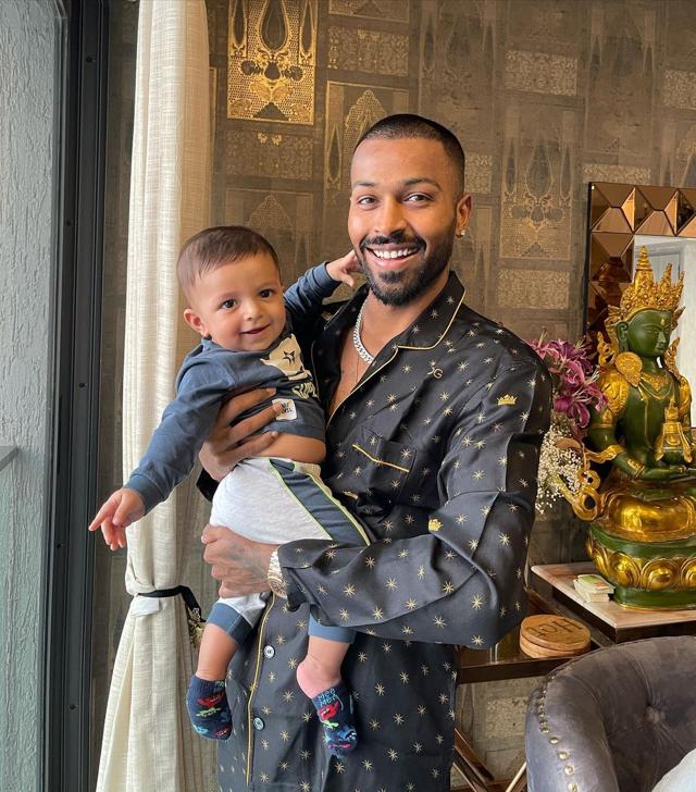 Hardik Pandya and Agastya (Photo: Instagram/hardikpandya93) Hardik Pandya and Agastya (Photo: Instagram/hardikpandya93)