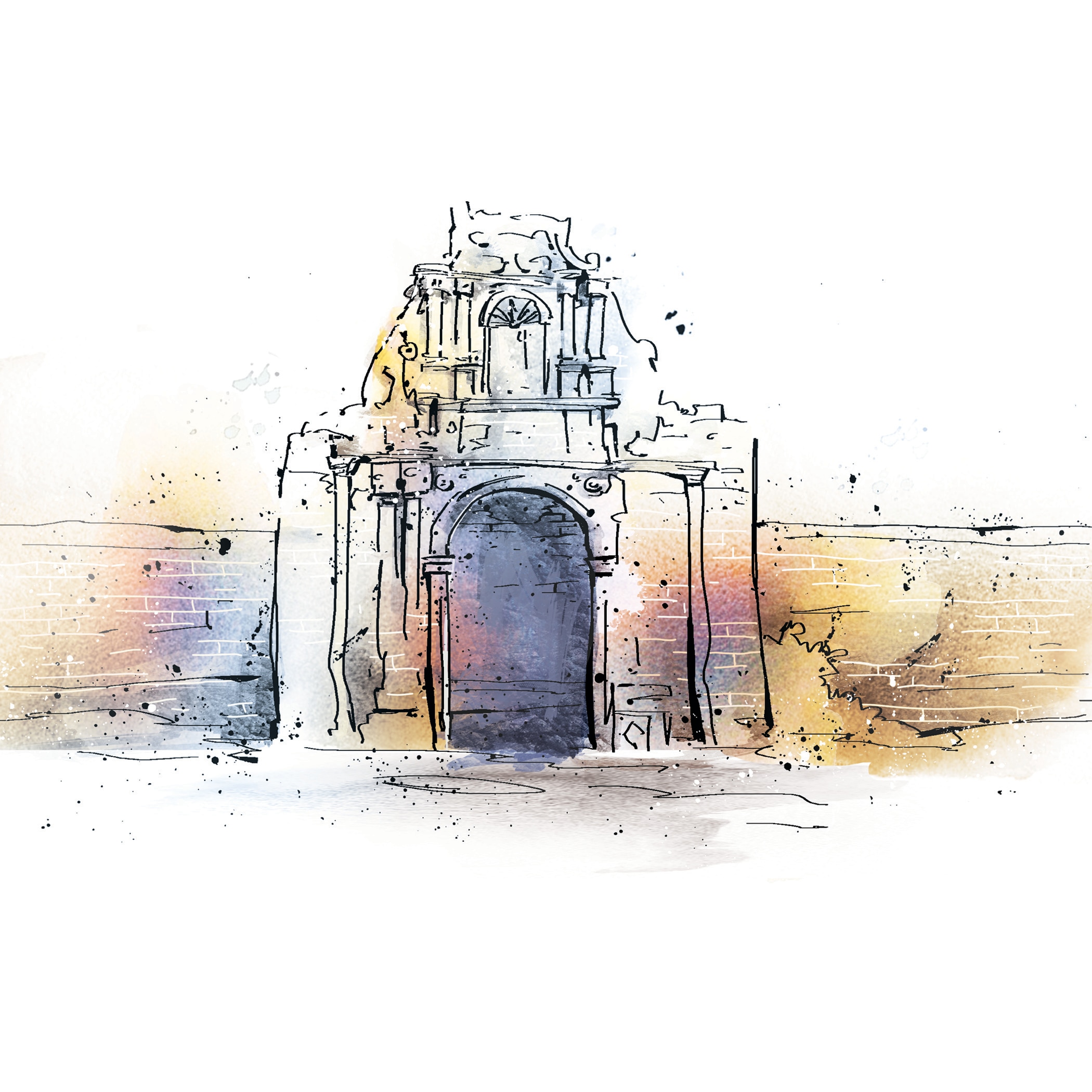 The Our Lady of Life church was established in 1536 inside the Bassein fort, in what is now the fringe suburb of Vasai. (HT Illustration: Gajanan Nirphale) The Our Lady of Life church was established in 1536 inside the Bassein fort, in what is now the fringe suburb of Vasai. (HT Illustration: Gajanan Nirphale)