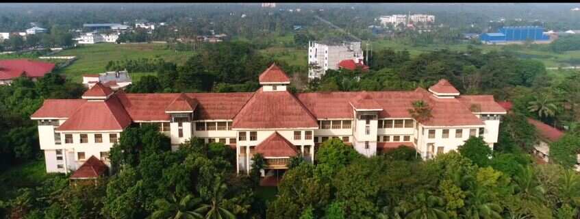 Sree Sankaracharya University of Sanskrit in Kalady (Kochi). (Videograb)