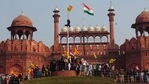 The government has compared the violence on Republic Day to the violence and chaos seen during the siege of the US Capitol on January 6.(AP) The government has compared the violence on Republic Day to the violence and chaos seen during the siege of the US Capitol on January 6.(AP)