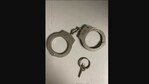 The image shows the handcuffs returned after 60 years.(Twitter/@LAPDHQ)