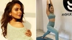 Rakul Preet does Warrior I pose in new post(Instagram/anshukayoga) Rakul Preet does Warrior I pose in new post(Instagram/anshukayoga)