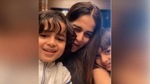 Genelia D'Souza with her sons, Rahyl and Riaan. Genelia D'Souza with her sons, Rahyl and Riaan.
