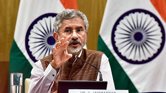 Foreign minister S. Jaishankar said on Thursday that despite all differences, border areas still remained fundamentally peaceful.ht (MINT_PRINT) Foreign minister S. Jaishankar said on Thursday that despite all differences, border areas still remained fundamentally peaceful.ht (MINT_PRINT)