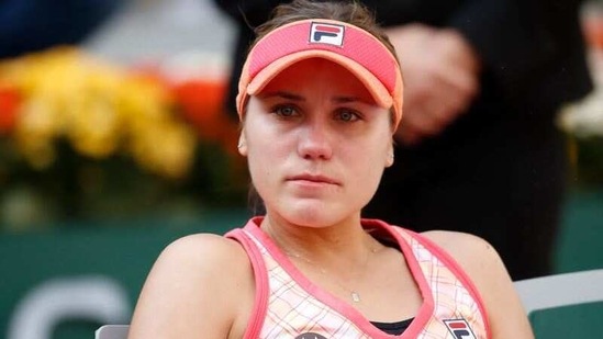 Sofia Kenin of the U.S. looks(REUTERS)