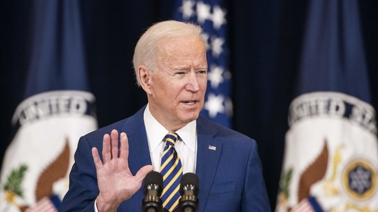 U.S. President Joe Biden speaks at the State Department in Washington, D.C., U.S., on Thursday, Feb. 4, 2021.�In his inaugural visit to the department, Biden�said he is halting or reversing a slew of foreign policy initiatives from the Trump administration, including troop drawdowns in Germany and support for a Saudi-led offensive in Yemen that turned into a humanitarian disaster. Photographer: Jim Lo Scalzo/EPA/Bloomberg (Bloomberg) U.S. President Joe Biden speaks at the State Department in Washington, D.C., U.S., on Thursday, Feb. 4, 2021.�In his inaugural visit to the department, Biden�said he is halting or reversing a slew of foreign policy initiatives from the Trump administration, including troop drawdowns in Germany and support for a Saudi-led offensive in Yemen that turned into a humanitarian disaster. Photographer: Jim Lo Scalzo/EPA/Bloomberg (Bloomberg)