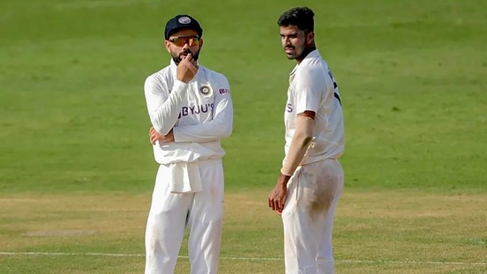 Indian skipper Virat Kohli during the first cricket test match between India and England, at MA Chidambaram Stadium in Chennai. (PTI) Indian skipper Virat Kohli during the first cricket test match between India and England, at MA Chidambaram Stadium in Chennai. (PTI)