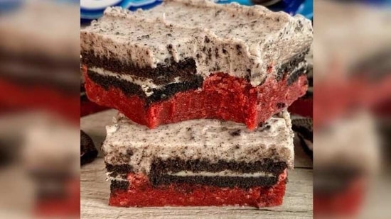 Red velvet brownies recipe(Instagram/ fitwafflekitchen)