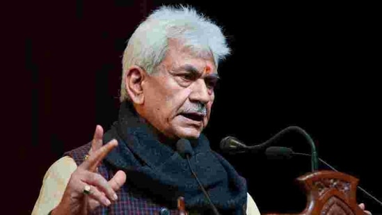 Jammu and Kashmir Lt Governor Manoj Sinha delivered a keynote address at the Harvard US-India Initiative (HUII) annual conference. (PTI Photo/Representational) Jammu and Kashmir Lt Governor Manoj Sinha delivered a keynote address at the Harvard US-India Initiative (HUII) annual conference. (PTI Photo/Representational)