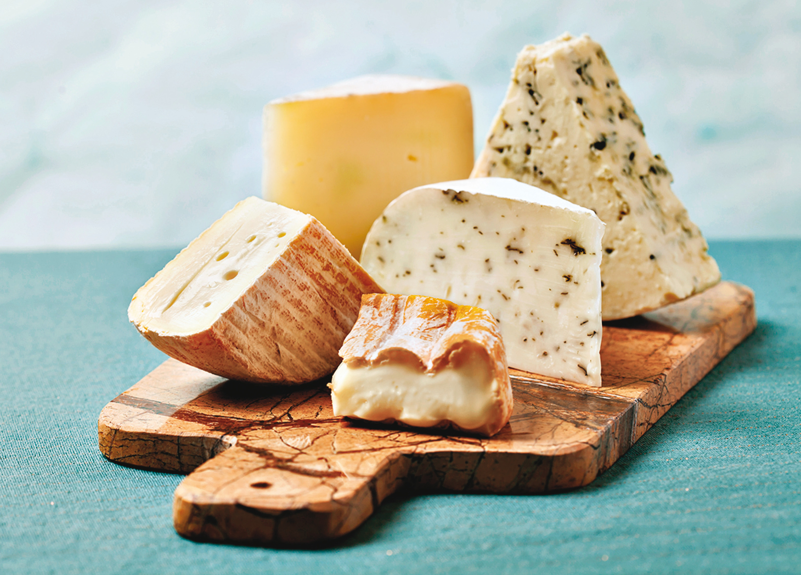 Bacteria have a huge part to play in giving cheeses their distinctive flavour