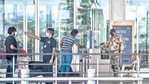 There are 28 hypersensitive airports in the country, including the Chhatrapati Shivaji Maharaj International Airport. (HT FILE) There are 28 hypersensitive airports in the country, including the Chhatrapati Shivaji Maharaj International Airport. (HT FILE)