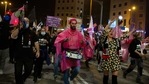 Protesters march to Israeli Prime Minister Benjamin Netanyahu's official residence in Jerusalem.(AP) Protesters march to Israeli Prime Minister Benjamin Netanyahu's official residence in Jerusalem.(AP)