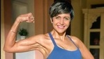 Mandira Bedi does 1,000 squats(Instagram/mandirabedi) Mandira Bedi does 1,000 squats(Instagram/mandirabedi)