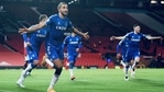 Dominic Calvert-Lewin celebrates his goal. (Twitter) Dominic Calvert-Lewin celebrates his goal. (Twitter)